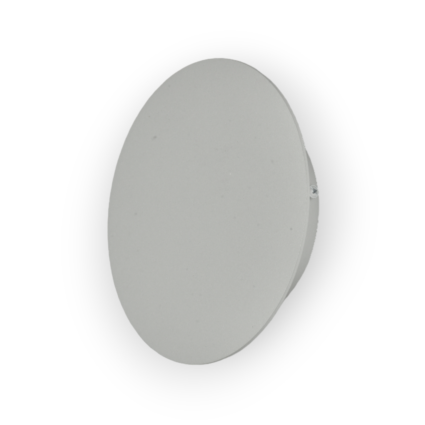 The image shows the Amos Wall Light in a pristine white finish, rimmed with a delicate gold border. This wall-mounted fixture provides a sophisticated and clean design, casting a serene and inviting glow, perfect for modern and minimalist interiors.