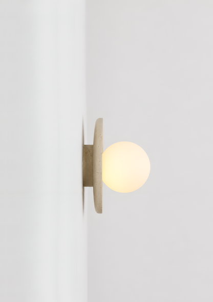 Travertine Wall Light