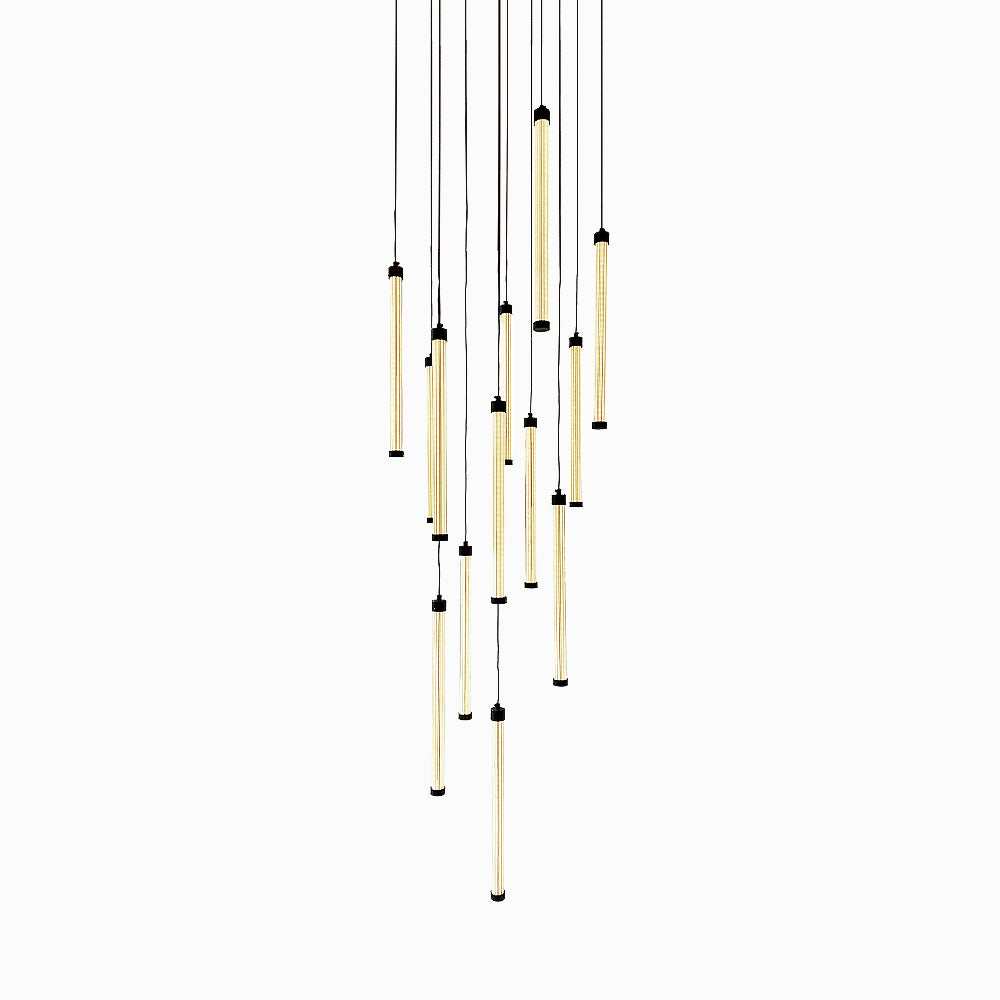 Noir 13L Chandelier